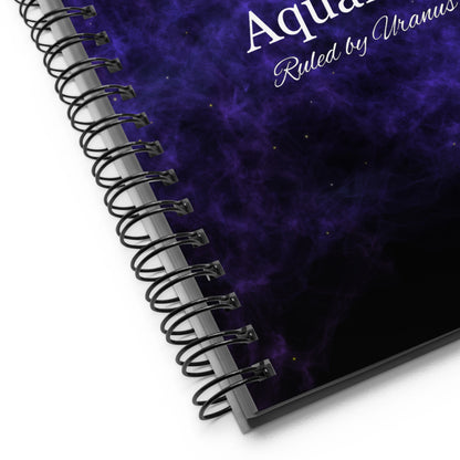 Zodiac Sign Notebook Purple Design
