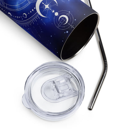 Zodiac Sign Tumbler Blue
